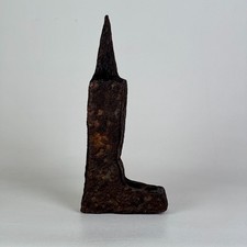 Rare 17th Century Sculptural Antique European Blacksmith Stake Stump Anvil picture