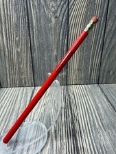 Vintage Red Timoles Feeds Advertising Pencil With Eraser 