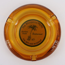 Vintage Marketing Ashtray The Whisperin' Palms Ritzville Washington  WA picture
