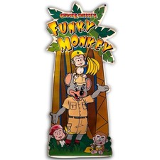 RARE: Vintage Chuck E. Cheese's - Original In Store JUNGLE DECAL SIGN - HTF 🌟 picture