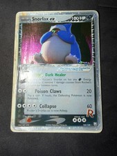 Pokemon Rocket’s Snorlax Ex 104/109 Team Rocket Returns Poor picture