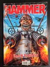 METAL HAMMER MAGAZINE IRON MAIDEN AUGUST 2014 BRITISH HEAVY METAL AND ROCK VG picture