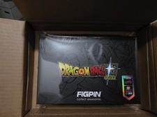 FiGPiN NYCC 2026 Exclusive Dragon Ball Super Saiyan God Vegeta Goku & Logo LE500 picture