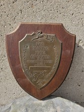 Buick Derby 1928 100% of Quota Award Wood Plaque Shield Buick Motor Cars picture