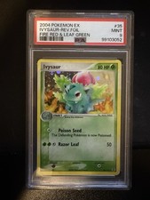 Pokémon 2004 EX FireRed & LeafGreen Ivysaur Reverse Holo #35 PSA 9 picture
