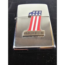 Harley Davidson # 1 Logo Zippo Lighter - AMF - Rare - Model # 99252-05V 03 picture