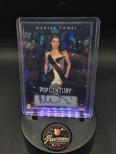 2026 Leaf Pop Century Marisa Tomei Auto Autograph Crystal Blue 5/5 picture