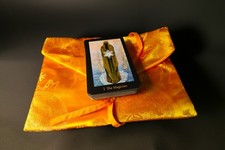 Mary‑El Tarot 2012 First Edition—Marie White—Complete 78 Cards—Gold Silk Pouch picture