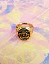 A++ Real Black Magical 9430 Spells Ring Wealth Lottery Money picture