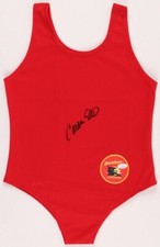 Carmen Electra signed autographed Baywatch logo Lifeguard red swimsuit JSA COA picture