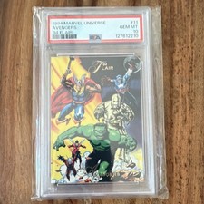 1994 Fleer Marvel Universe Avengers Assemble #11 PSA GEM MINT 10 Low Pop picture