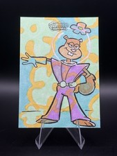 2025 Topps Chrome SponeBob 1/1 Sany Cheeks Miss Appear Sketch Card picture