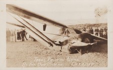 Trans-Pacific Plane RPPC 1931 Miss Veedol Bon Marche Aviation Postcard picture