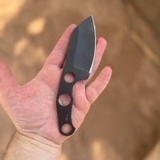 Black Talon — Hand-Forged High-Carbon-Steel Skeleton Knife with Custom Hand-Tool picture