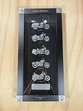 VTG 2007 Racine WI Harley Davidson/Buell Motorcycles 1980s Pewter Shadowbox picture