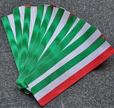 MODERN TRICOLOR VISCOSE RAYON RIBBON x CIVIL VALUE MEDAL RIBBON BAND picture