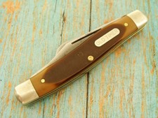 BIG VINTAGE SCHRADE USA OLT TIMER 8OT SAWCUT SENIOR STOCKMAN POCKET KNIFE KNIVES picture