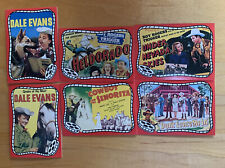 6 Cards  *Dale Evens” 1993 Riders of the Silver Screen - Cards #92 thru 97 - 6 picture