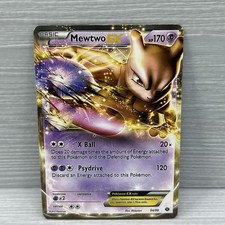 Pokémon TCG 2012 Legendary Treasures Mewtwo EX 54/99 170HP Holo Ultra Rare picture