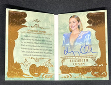 Elizabeth Olsen Auto 1ST Pop Century Autograph & 1ST Booklet #/25 SCARLET WITCH picture