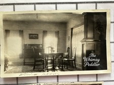 Antique Dining Room Interior Snapshot Photo Home Furnishings c1910s-1920s picture