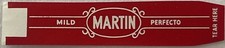 Antique 1930s-1960s 🍂 Martin Mild Perfecto Cigar Band Tear-Here Unused NOS picture