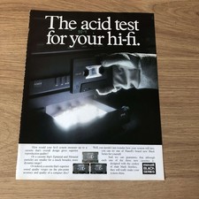 GRAM70 MAGAZINE ADVERT 11X8 MAXELL'S NEW BLACK SERIES CASSETTES picture