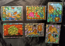 Vintage 1994 Disney Lion King Prism Vending Machine Stickers picture