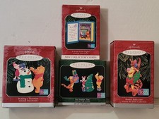 Hallmark Keepsake Hallmark Ornaments (4x) Pooh, Piglet, Tigger, Snowman 6x Total picture
