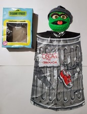 Vintage 1979 Ben Cooper Sesame Street Oscar the Grouch Halloween Costume picture