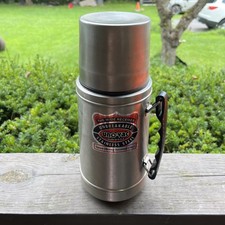 Vintage Uno-Vac Wide Receiver Unbreakable Stainless Steel Thermos Made USA 1983 picture