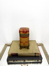 Incredible Antique Wong Lee Porcelain Box with Bronze Lid – WL 1895 Marked picture