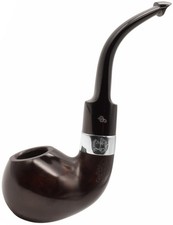 Peterson Sherlock Holmes Heritage Lestrade 9mm FILTER Silver Mounted Briar Pipe picture