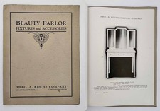 1920s antique THEO A KOCHS chicago il CATALOG BEAUTY PARLOR FIXTURES ACCESSORIES picture