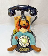 Vintage 1990s Telemania Disney Goofy Animated Telephone Working See Video picture