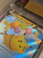 Investiment Slab Flying Pikachu V 006/025 Celebrations DE RGS 8.5 Slab picture
