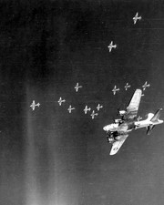 Bomb Group B-17 Flying Fortress over Berlin World War II WWII WW2 8x10 Photo 16d picture