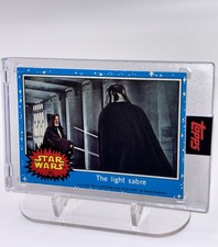 Topps 1977 Star Wars Card #45 The Light Sabre / Mag Case n Topps Seal picture