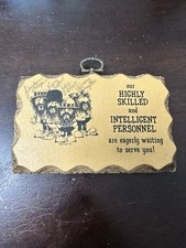 Paula's Wooden Mottos Hanging Wood Plaque Quote Sign 1975 
