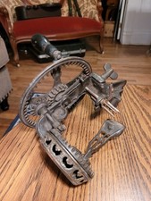 Antique Reading Hardware Co 78 Cast Iron Apple Peeler Parer Slicer Complete 1878 picture