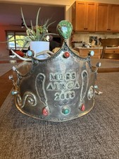 Native American Sterling Silver Miss AIRCA 2008 Rodeo Queen Hat Crown Signed picture