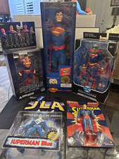 DC Direct McFarlane Mego NJ Croce Kenner Superman Figure Lot 5 Boxed & Packaged picture