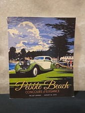 Pebble Beach Concours d'Elegance 2018 Program Magazine Concourse picture