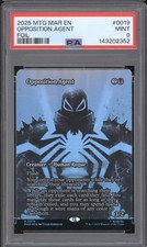 Opposition Agent 2025 MTG Marvel Universe 0019 Foil PSA 9 picture