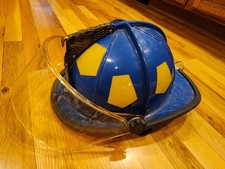 Blue Fire Fighter Helmet, Bullard Firedome CX picture