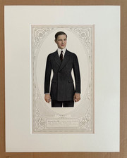 Antique Men's Print from