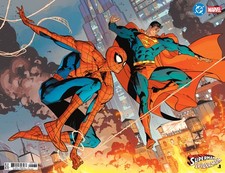 SUPERMAN/SPIDER-MAN #1 (JIMENEZ WRAPAROUND VARIANT)(2026) COMIC BOOK ~ DC/MARVEL picture