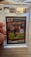 Brahim Diaz 1/1 Panini Score Topps Milan Serie A Morocco BGS PSA picture