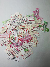 Vtg Jukebox Song Title Strips Lot of 75+ Assorted Selection Labels Mixed Colors  picture
