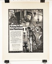 Original 1918 US WWI Poster 